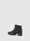Black Zip Up Ankle Boots